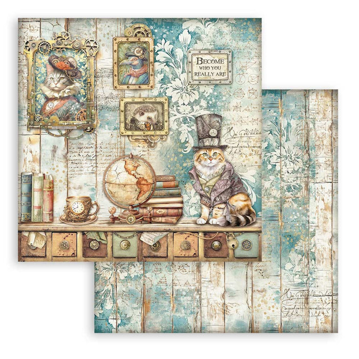 Stamperia Alterego 8" x 8" Scrapbooking Paper Pad