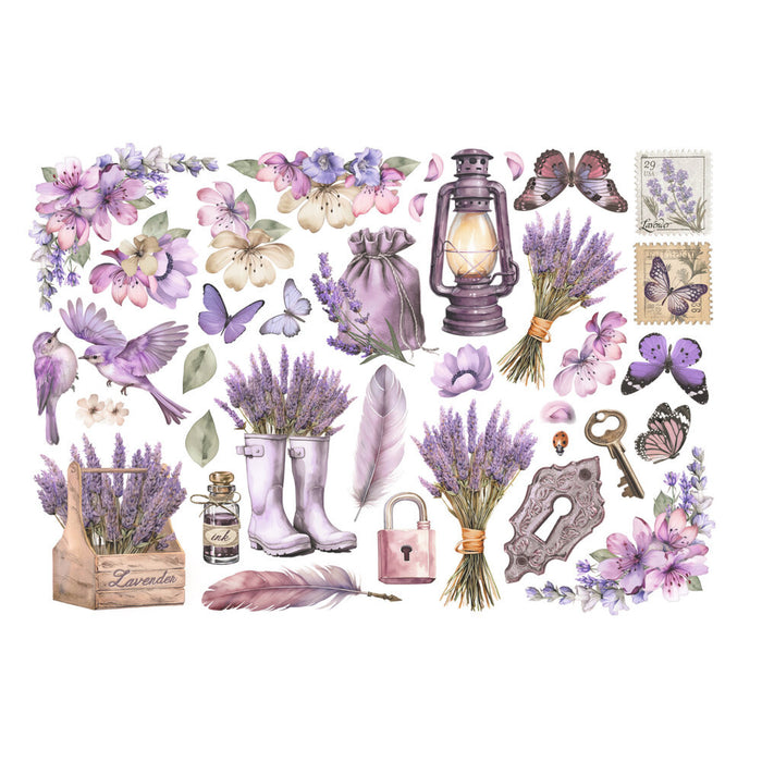 Stamperia Lavender Ephemera