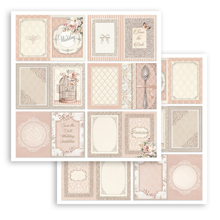 Stamperia You and Me 8" x 8" Scrapbooking Paper Pad