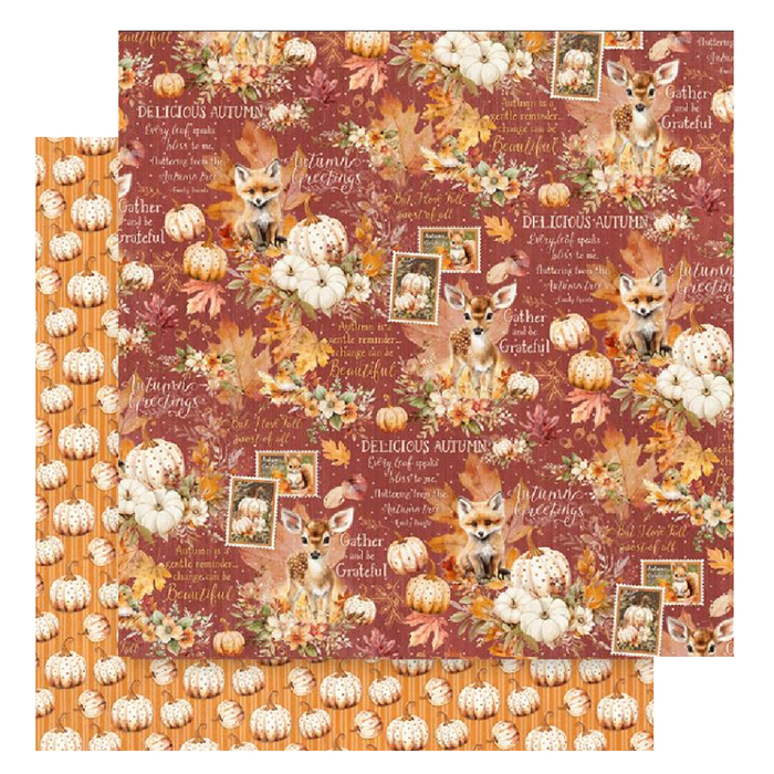 Graphic 45 Autumn Greetings 12" x 12" Collection Pack