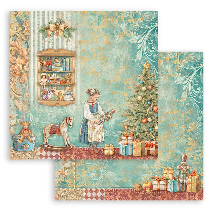 Stamperia The Nutcracker 8" x 8" Scrapbooking Paper Pad