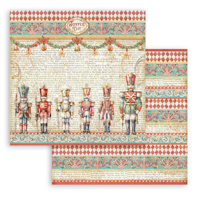 Stamperia The Nutcracker 8" x 8" Scrapbooking Paper Pad