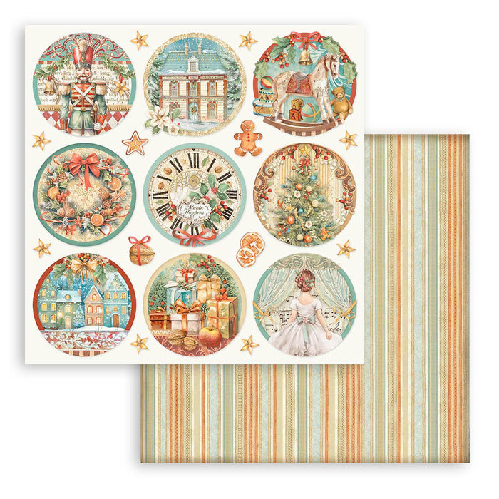 Stamperia The Nutcracker 8" x 8" Scrapbooking Paper Pad