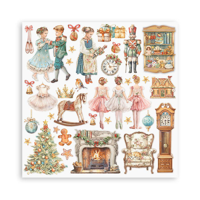 Stamperia The Nutcracker 8" x 8" Scrapbooking Paper Pad