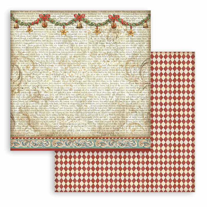 Stamperia The Nutcracker 12" x 12" Maxi Backgrounds Selection Paper Pad