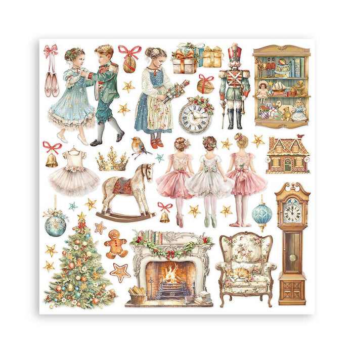 Stamperia The Nutcracker 8" x 8" Single Faced Maxi Paper Pad