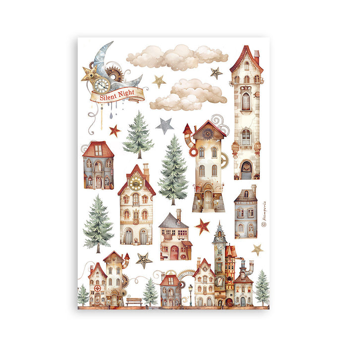 Stamperia Gear Up Christmas Washi Pad