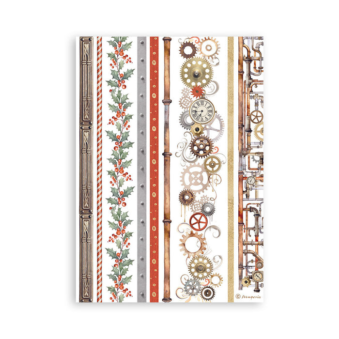 Stamperia Gear Up Christmas Washi Pad