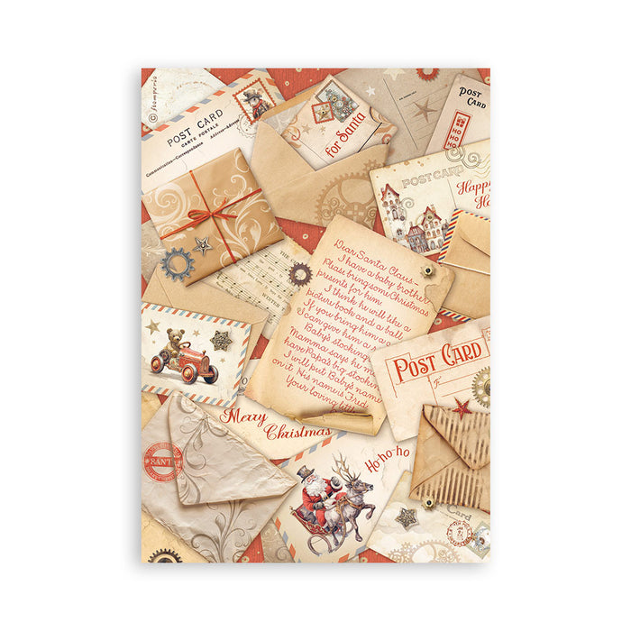 Stamperia Gear Up Christmas Washi Pad