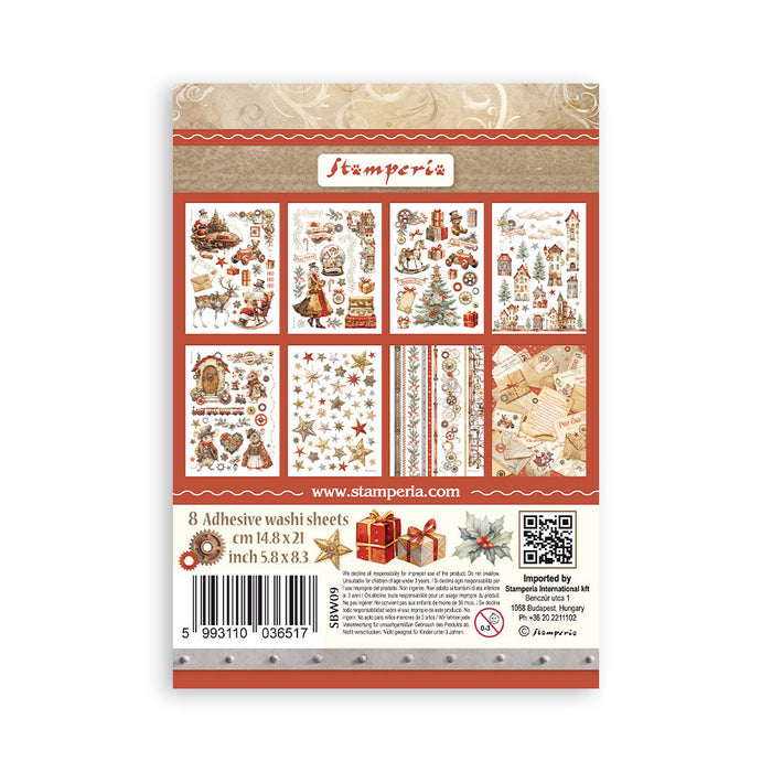 Stamperia Gear Up Christmas Washi Pad