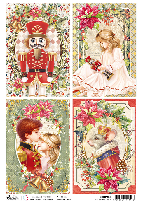 Ciao Bella The Nutcracker A4 Rice Paper (Cards)