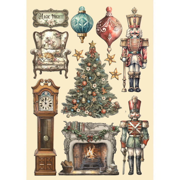 Stamperia The Nutcracker A5 Colored Wooden Shapes Soldiers