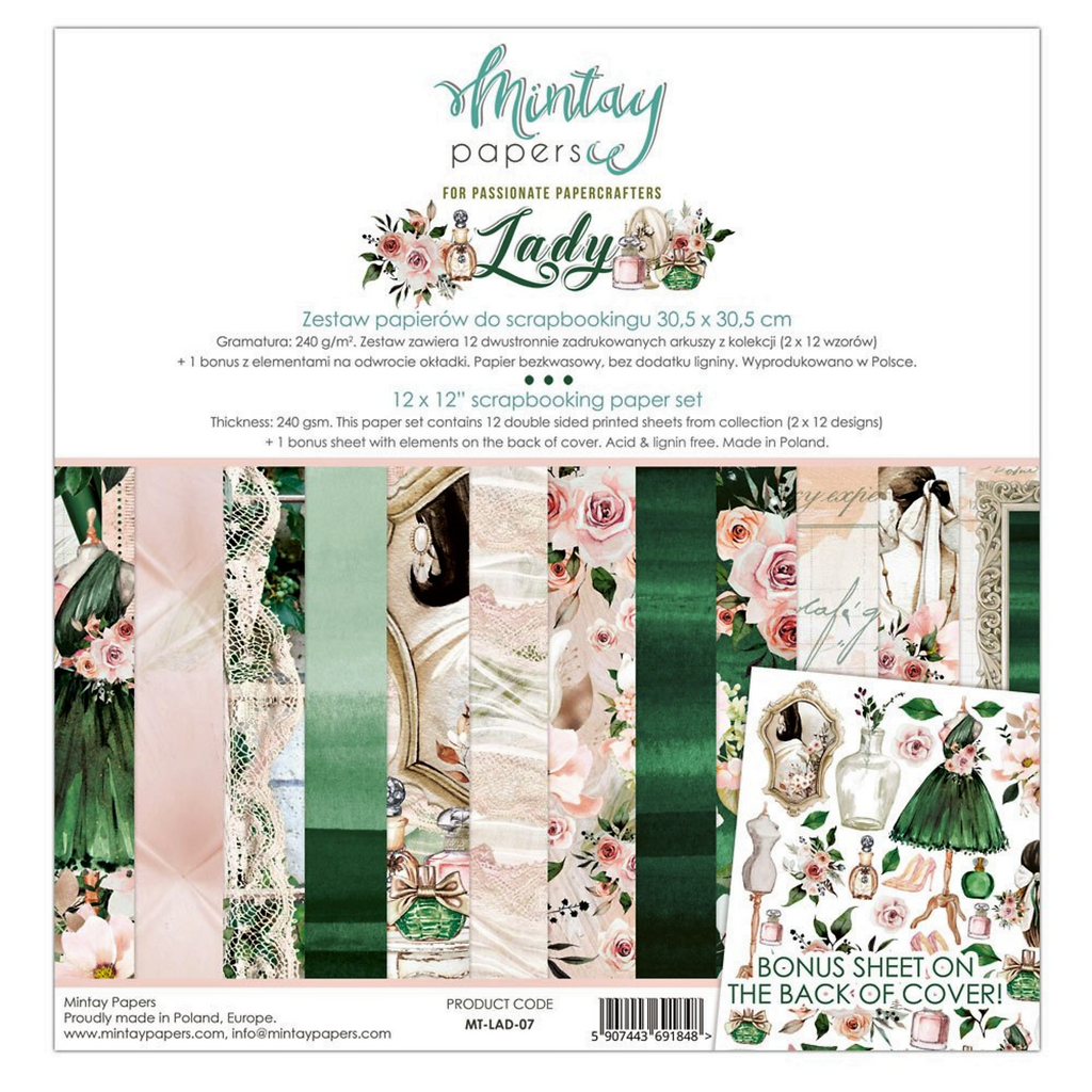 Mintay Papers | Beauty in Bloom Scrapbook Collection Kit