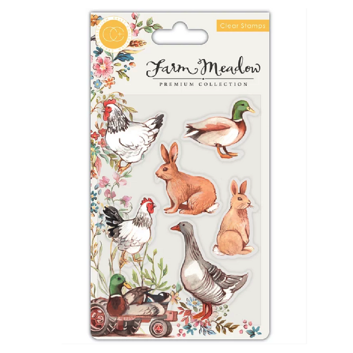 Craft Consortium Farm Meadow Clear Stamp